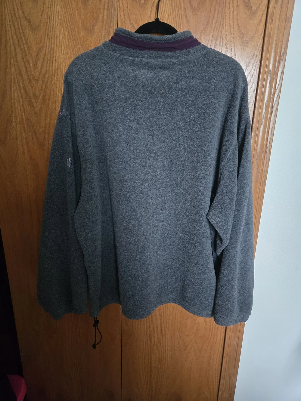 Jack Wolfskin Gray Fleece Zip Jacket 2x 3x (See Measurements)